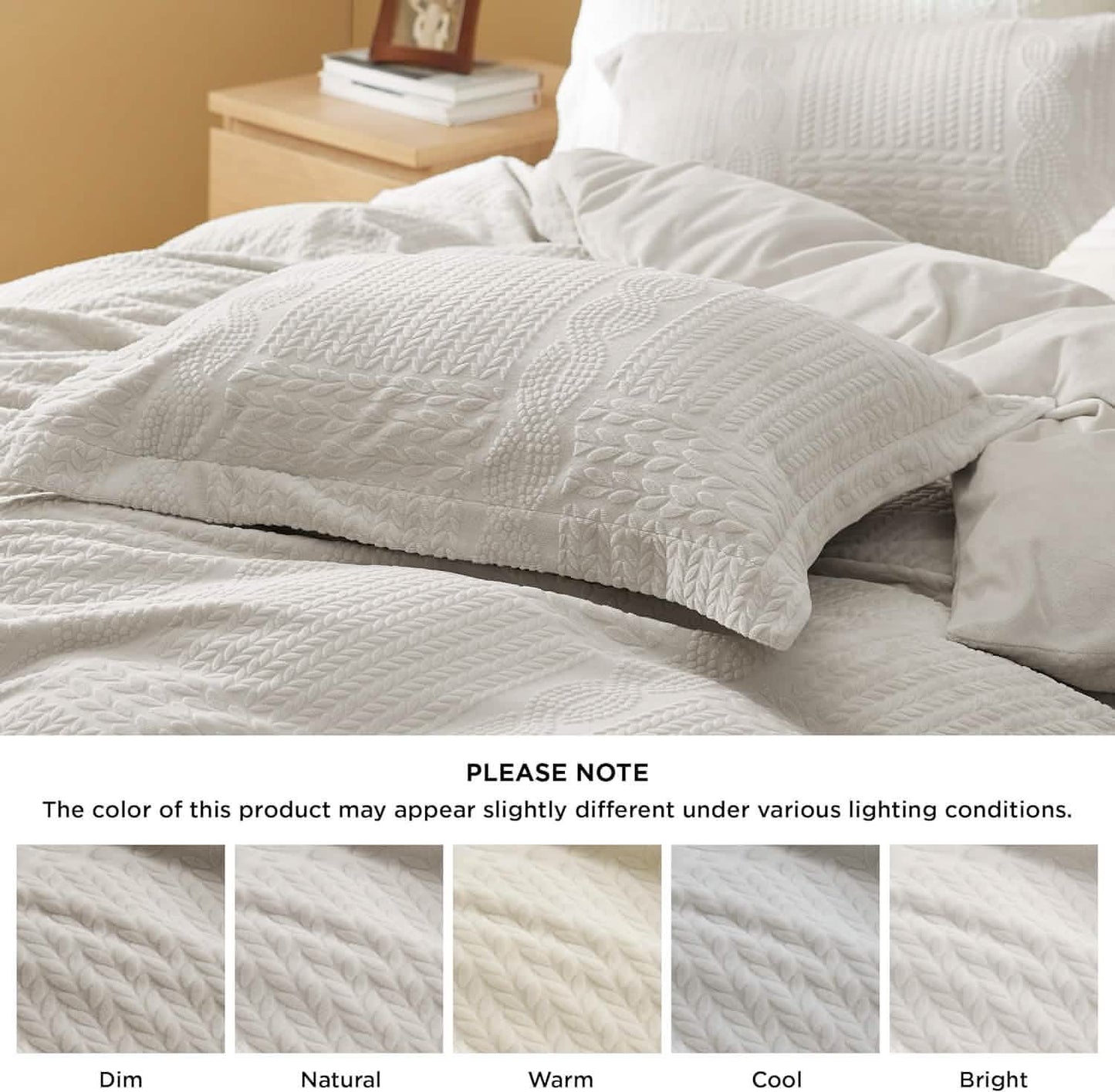 Twisted Pattern Fluffy Duvet Cover Set