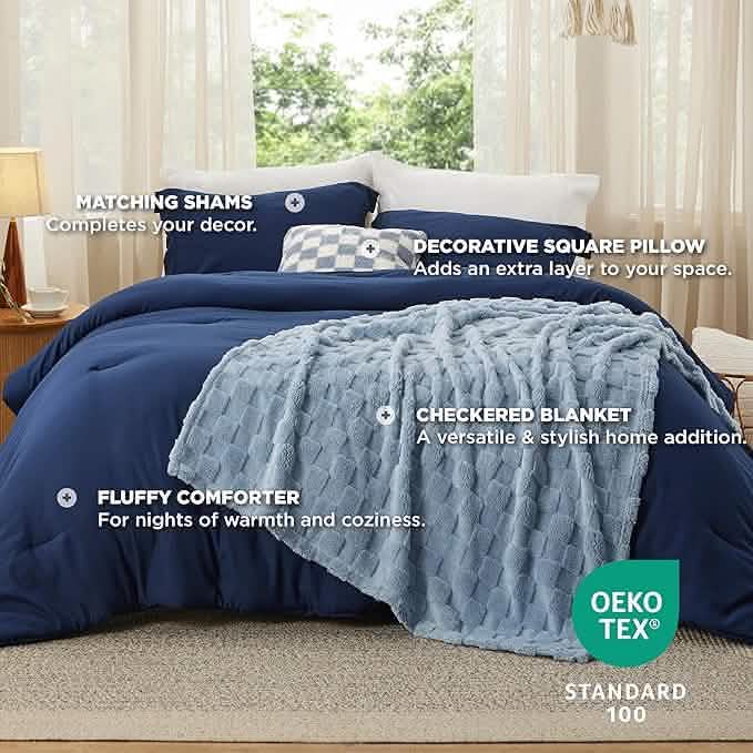 Checkered Comforter Set