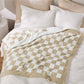 Super Soft Reversible Checkerboard Blanket