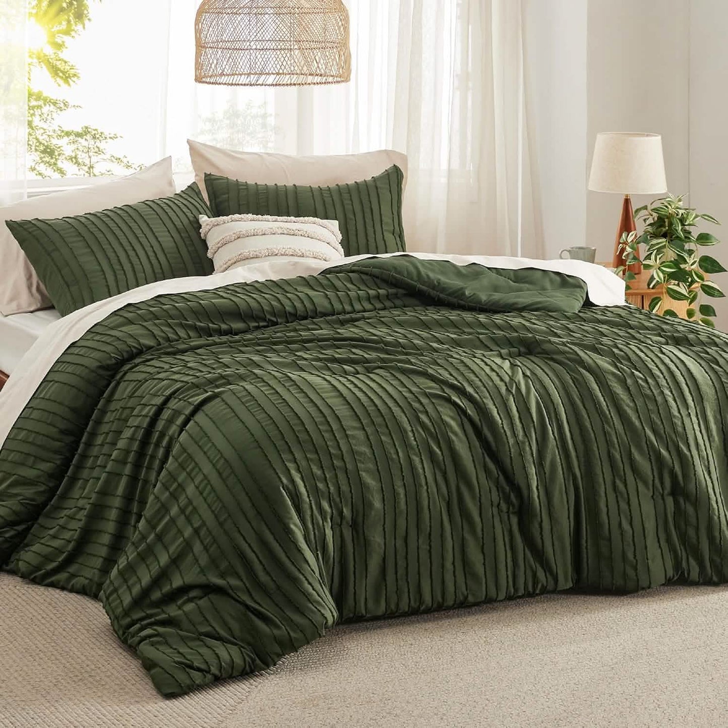 GentleSoft™ Clipped Jacquard Comforter Set