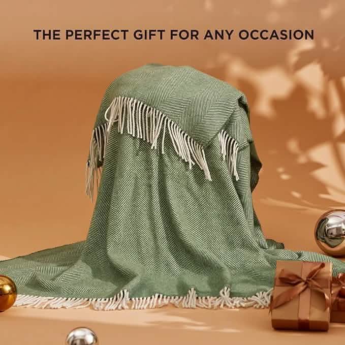 100% Wool Woven Blanket