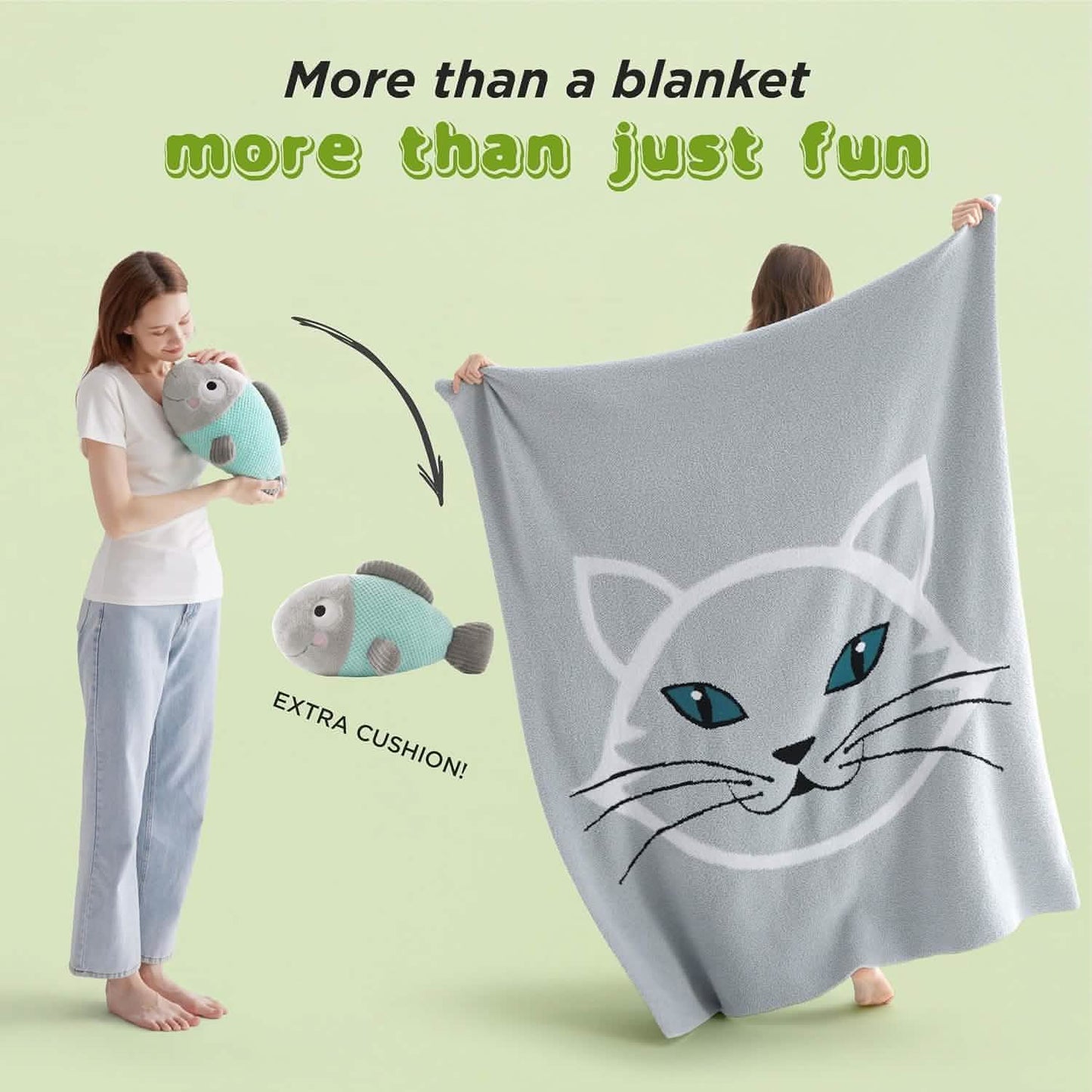 Funny Blanket Grey