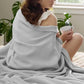 100% Cotton Herringbone Woven Blanket