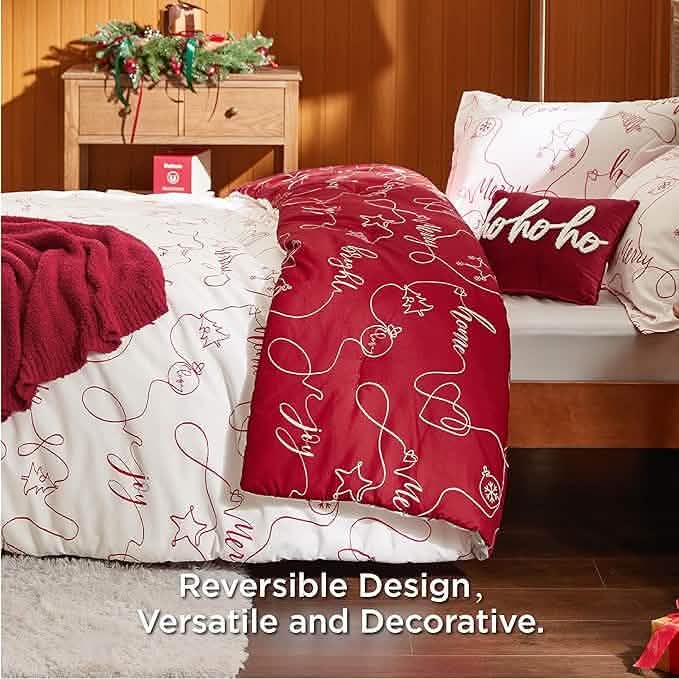Christmas Reindeer Fair Isle Bed-in-a-bag Alphabet
