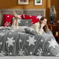 Snowflake Comforter Set Grey