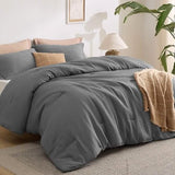 Bedsure Classic Waffle Weave Comforter Set