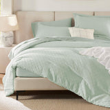 Jacquard Basket Weave Comforter Set