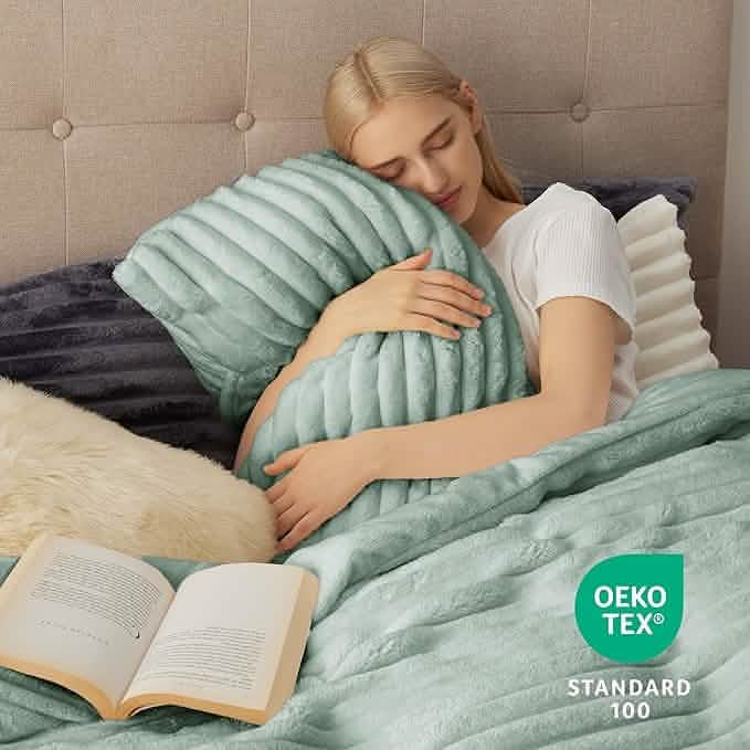 Striped Flannel Duvet Cover Set