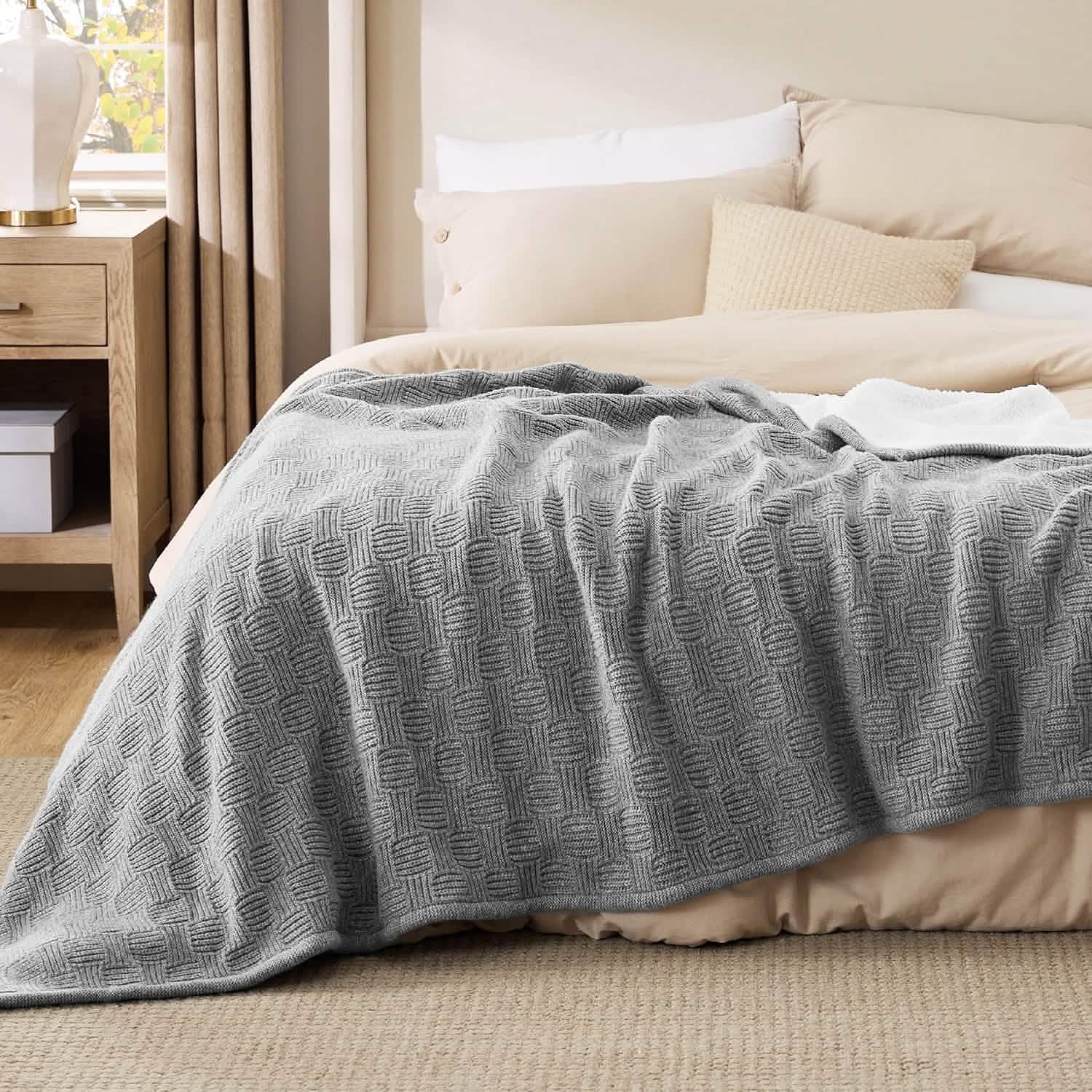 Knit Sherpa Blanket