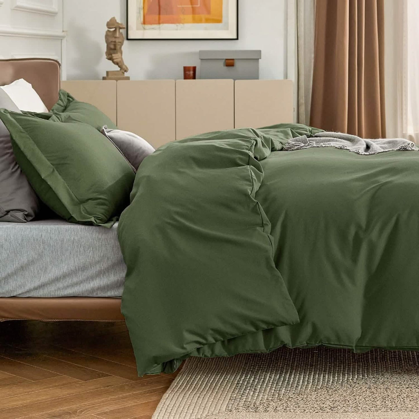 Brushed Polyester Microfiber Duvet Cover Set