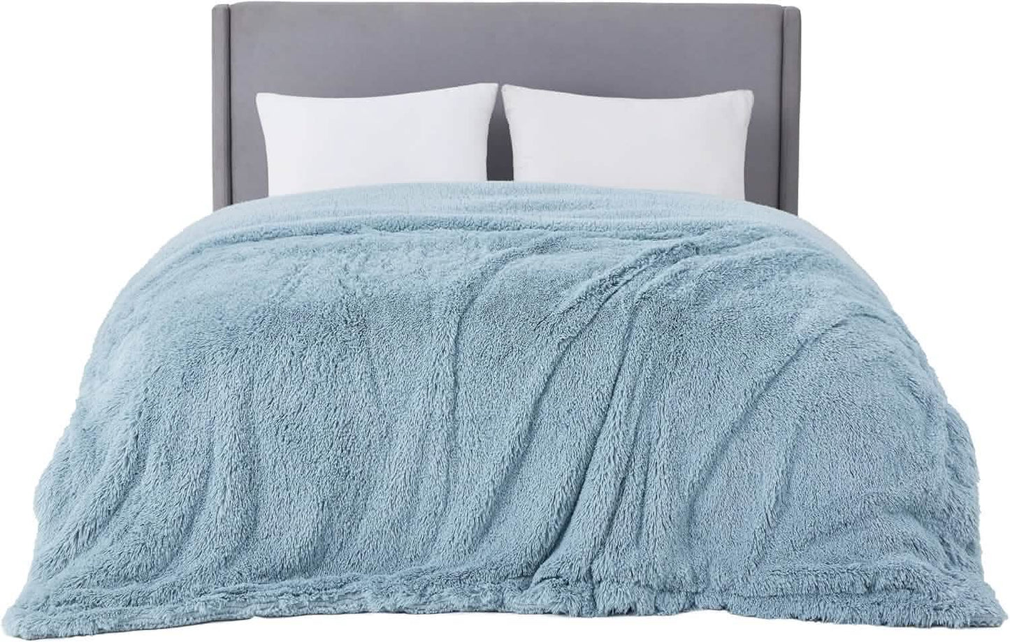 Fuzzy Faux Fur Blanket