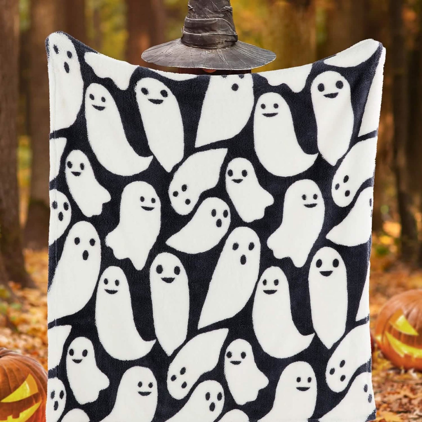 Halloween Blanket White