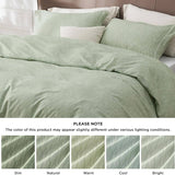 Bedsure Cationic Dyed Duvet Cover Set