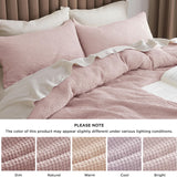 Cotton Waffle Weave Duvet Cover Set