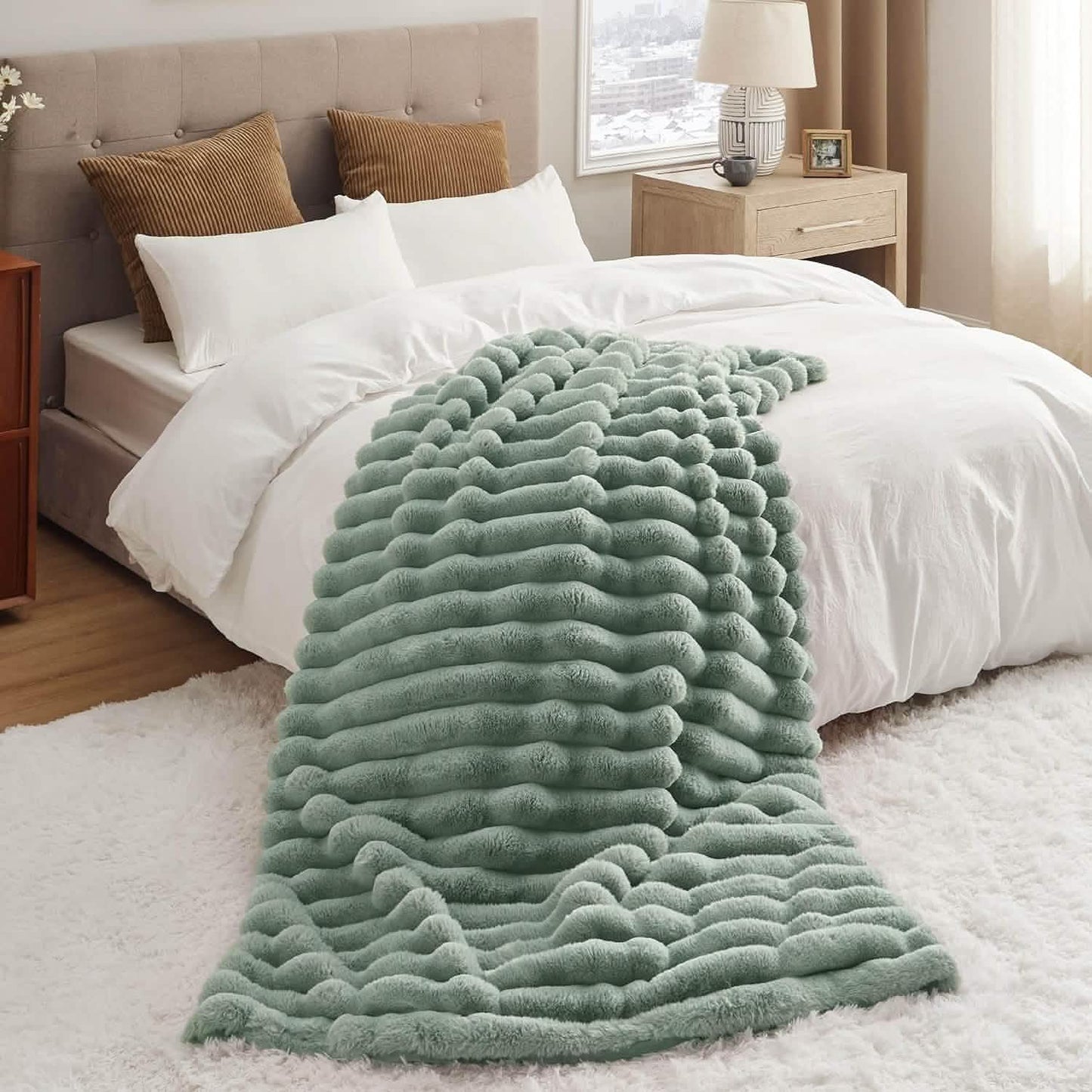Plush Stripe Blanket