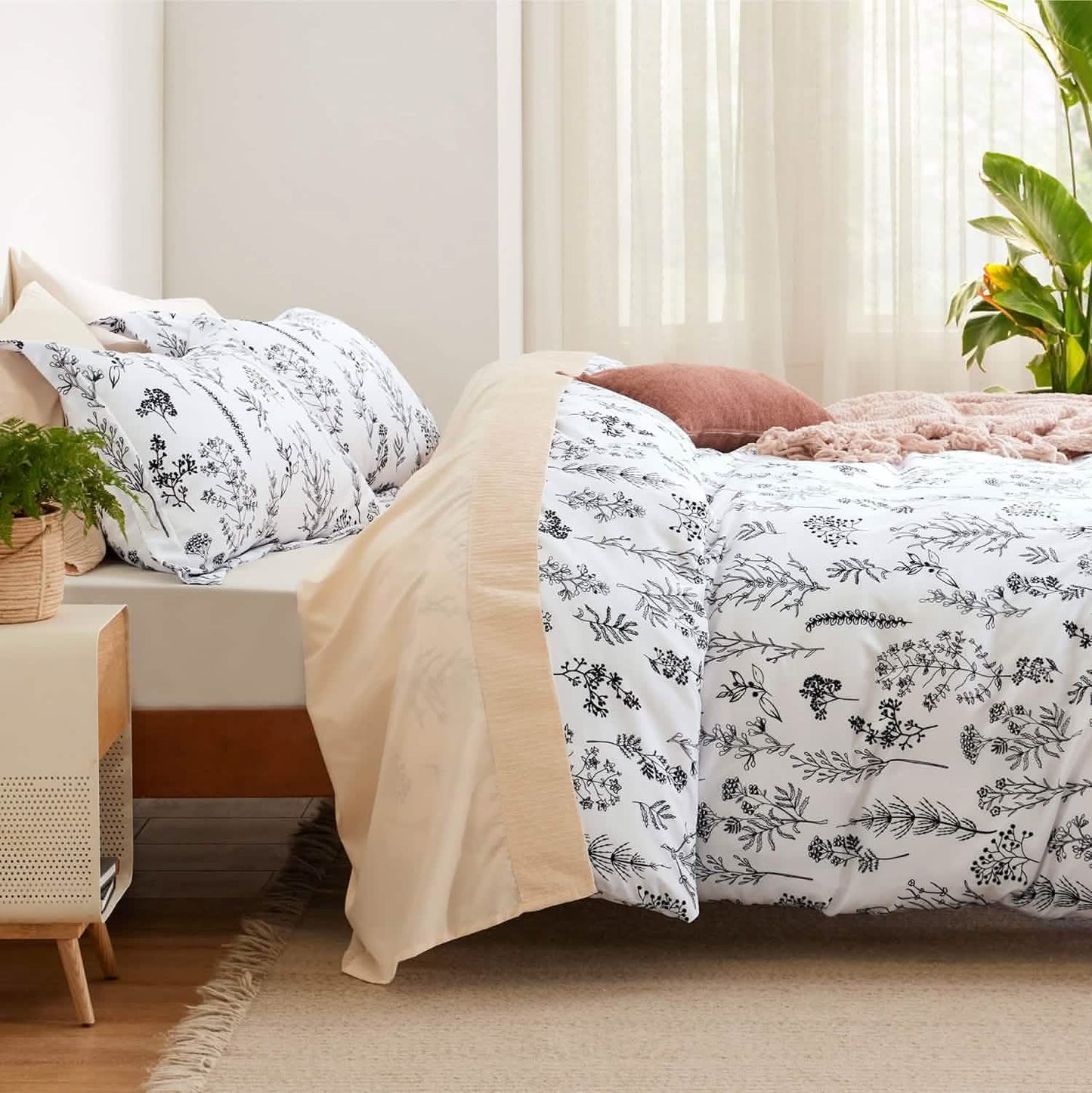 Floral Comforter Set