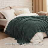 Versatile Knit Woven Chenille Blanket