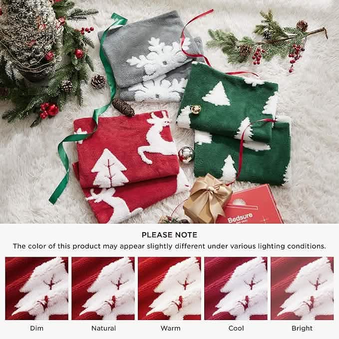 Snowflake Comforter Set Red