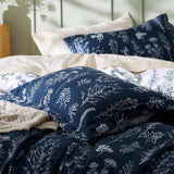 Reversible Floral Print Duvet Cover Set