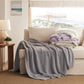 Feather Yarn Throw Blanket
