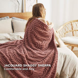 Arch Shaggy Sherpa Fleece Blanket