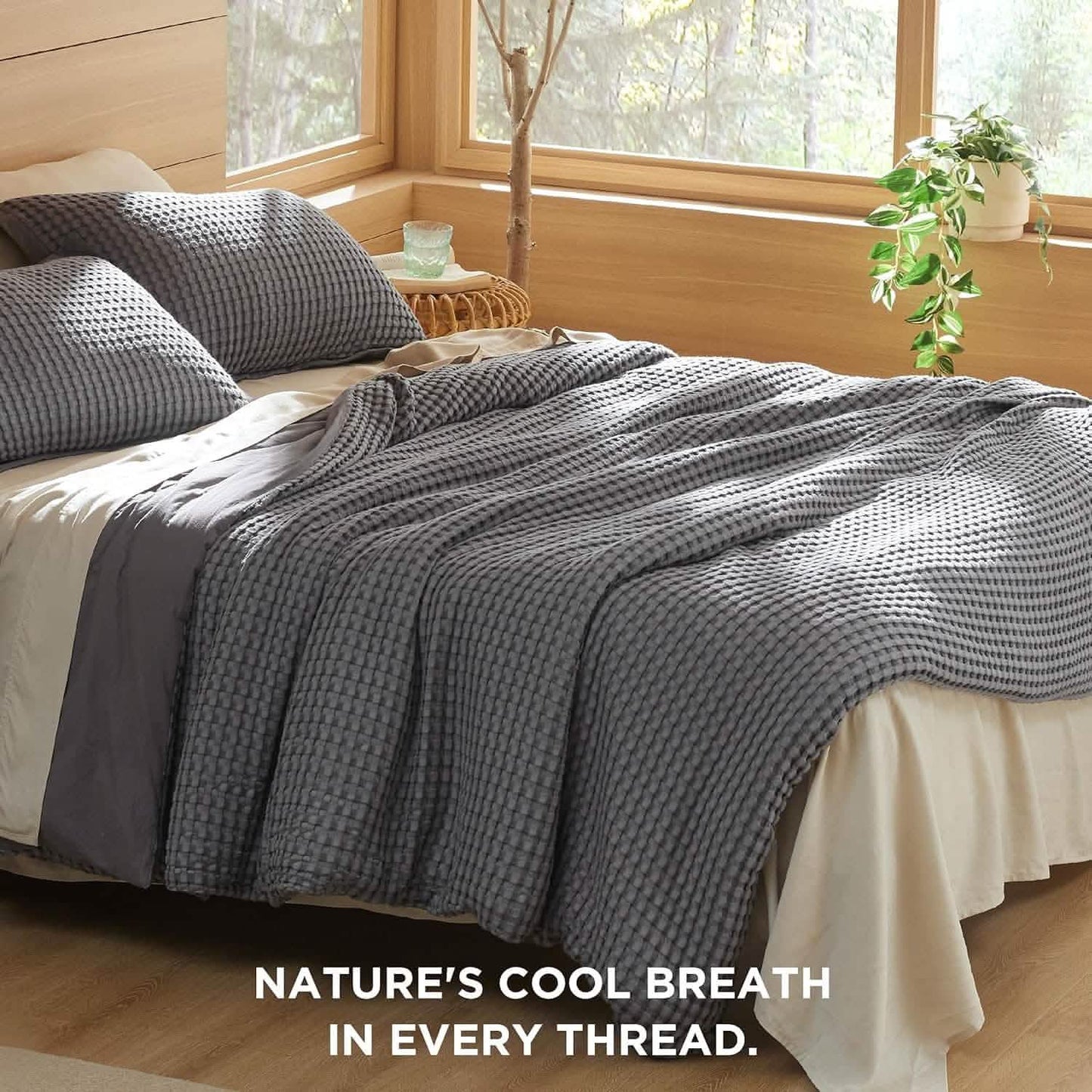 Rayon Derived from Bamboo and Cotton Duvet Cover Set