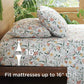 100% Cotton Sheets Dandelion Field