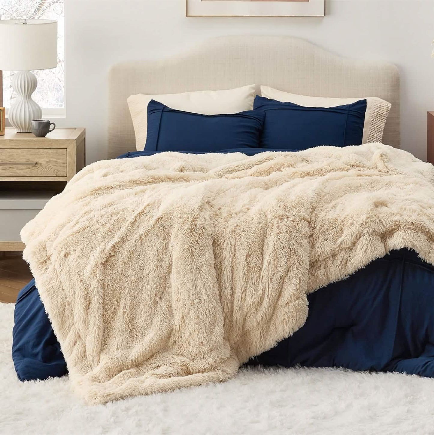 Fuzzy Faux Fur Blanket