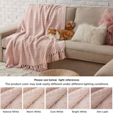 Versatile Knit Woven Chenille Blanket