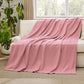 100% Cotton Herringbone Woven Blanket