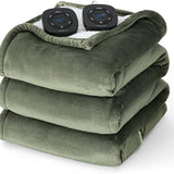 Bedsure Electric Heated Flannel Blanket