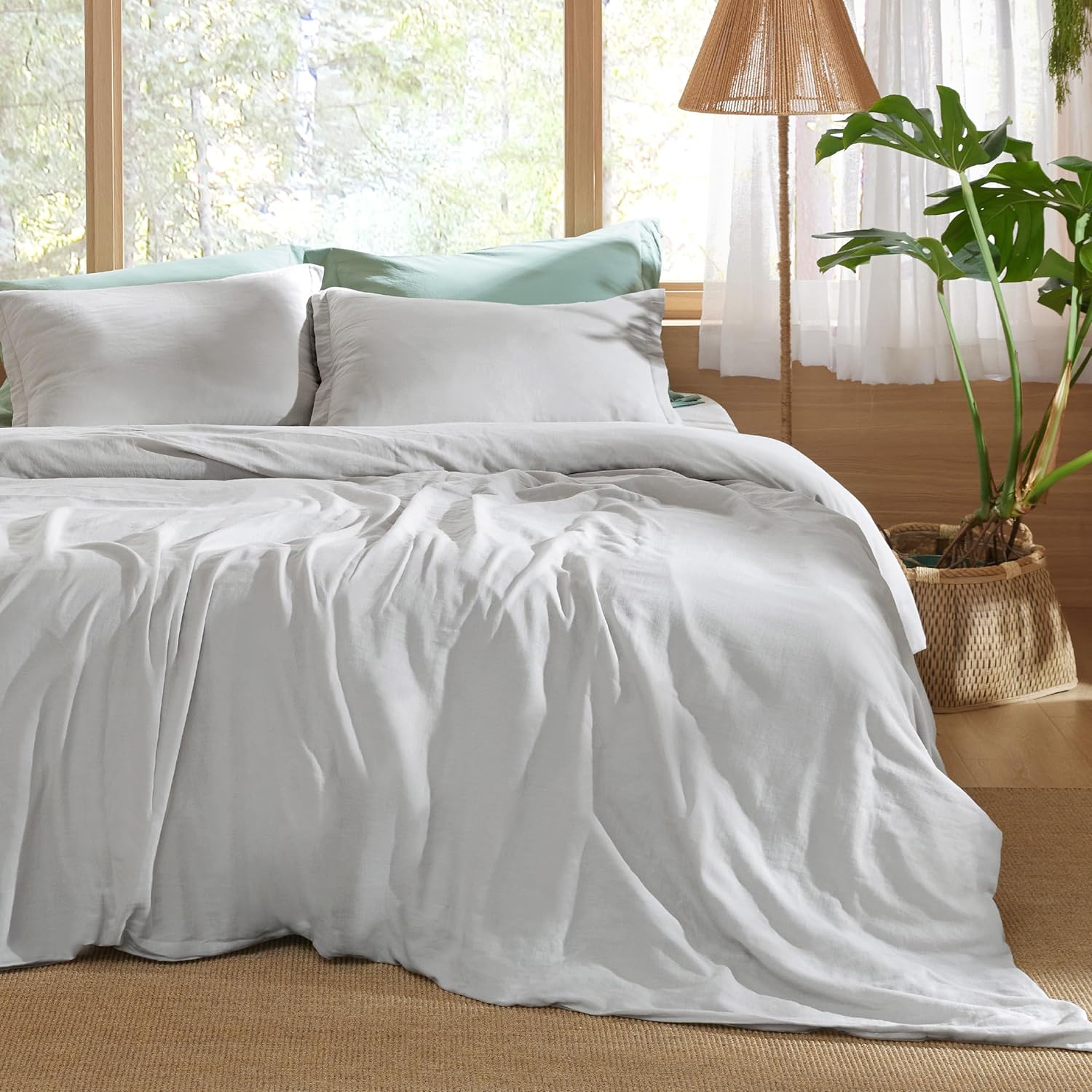 Bedsure 100% Muslin Duvet Cover Set