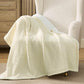 Knit Sherpa Reversible Throw Blanket-Grid