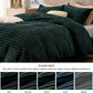 Striped Flannel Duvet Cover Set