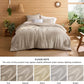 Washed Cotton Linen Comforter Set