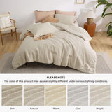Bedsure Classic Waffle Weave Comforter Set