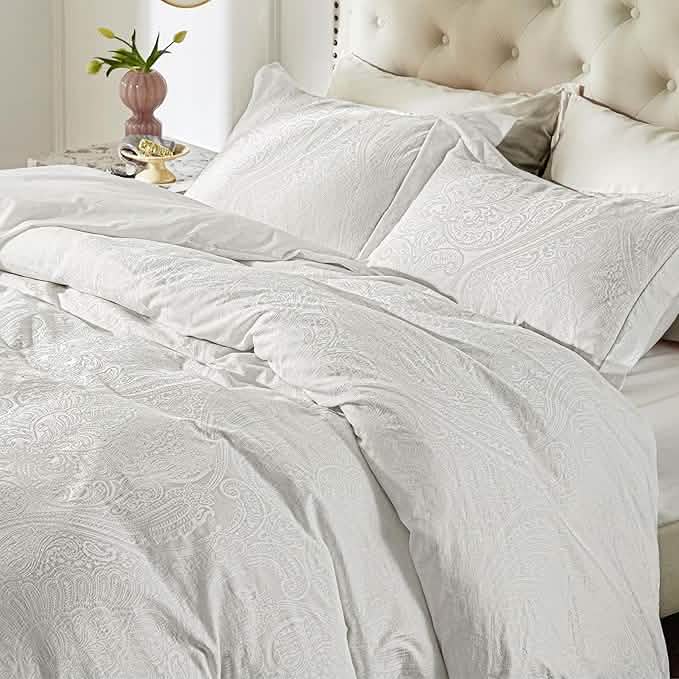 100% Cotton European Palace Jacquard Duvet Cover Set