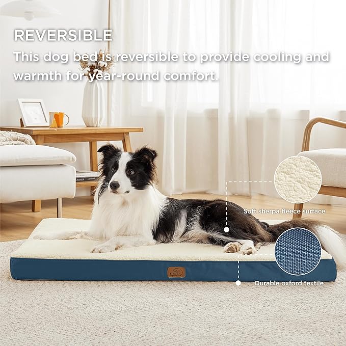 Large Orthopedic Washable Dog Bed