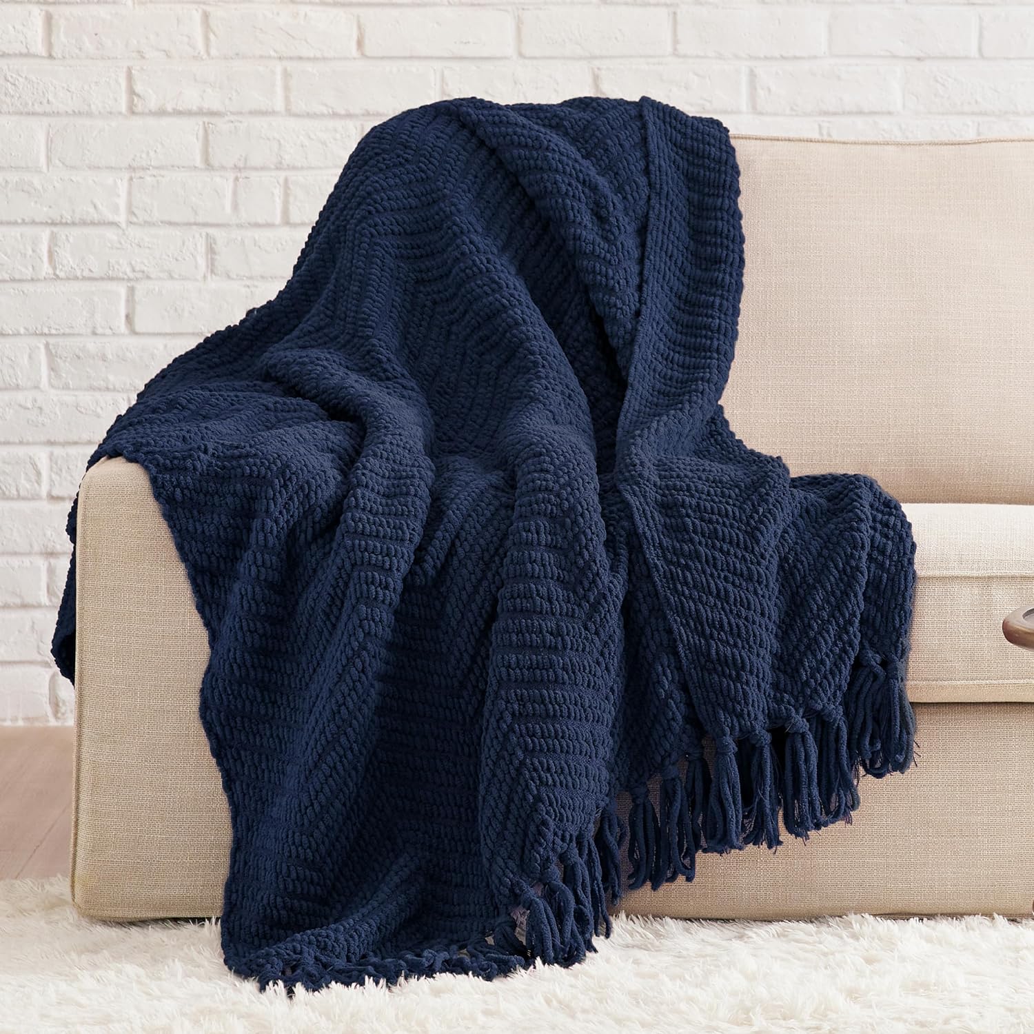 GentleSoft Versatile Knit Woven Chenille Blanket