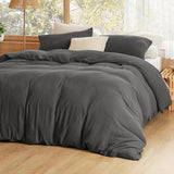 Bedsure 100% Muslin Duvet Cover Set