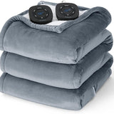 Bedsure Electric Heated Flannel Blanket