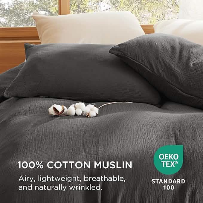 100% Muslin Duvet Cover Set