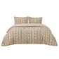 Boho Tufted Embroidery Duvet Cover Set