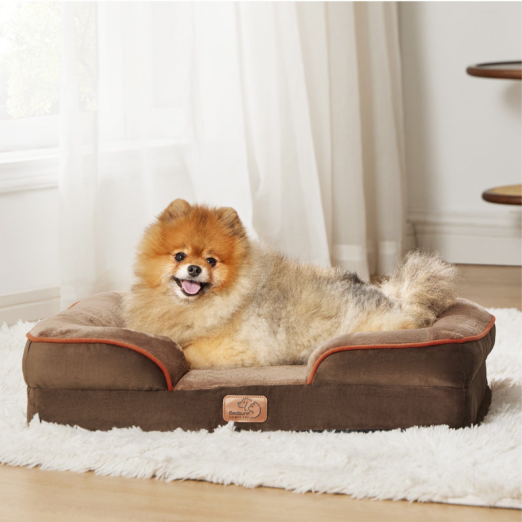 Orthopedic Flannel Dog Sofa