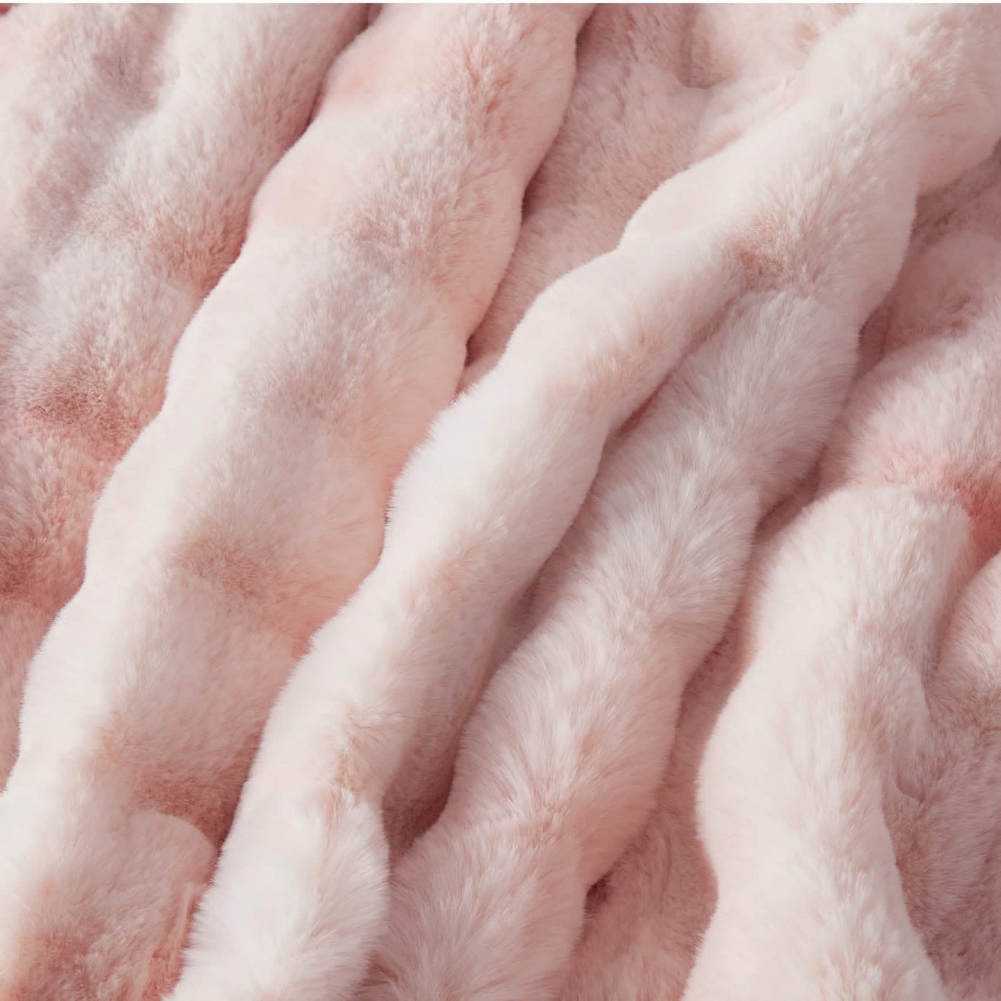 Bubble Faux Fur Blanket