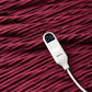 Ribbed Flannel Heated Blanket