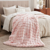 Bubble Faux Fur Blanket