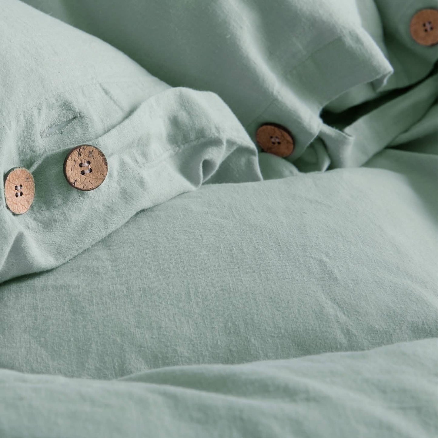 Cotton Linen Hybrid Duvet Cover Set