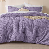 Boho Tufted Embroidery Comforter Set