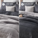 Reversible Warm and Cooling Comforter Set